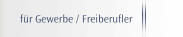 für Gewerbe / Freiberufler