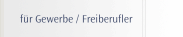 für Gewerbe / Freiberufler